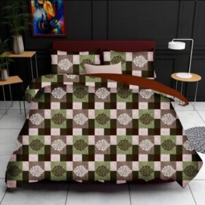 Green Royal Bedspread with 2 Pillow Covers